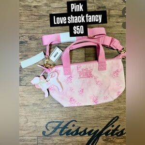 LoveShackFancy x Pink Floral bag